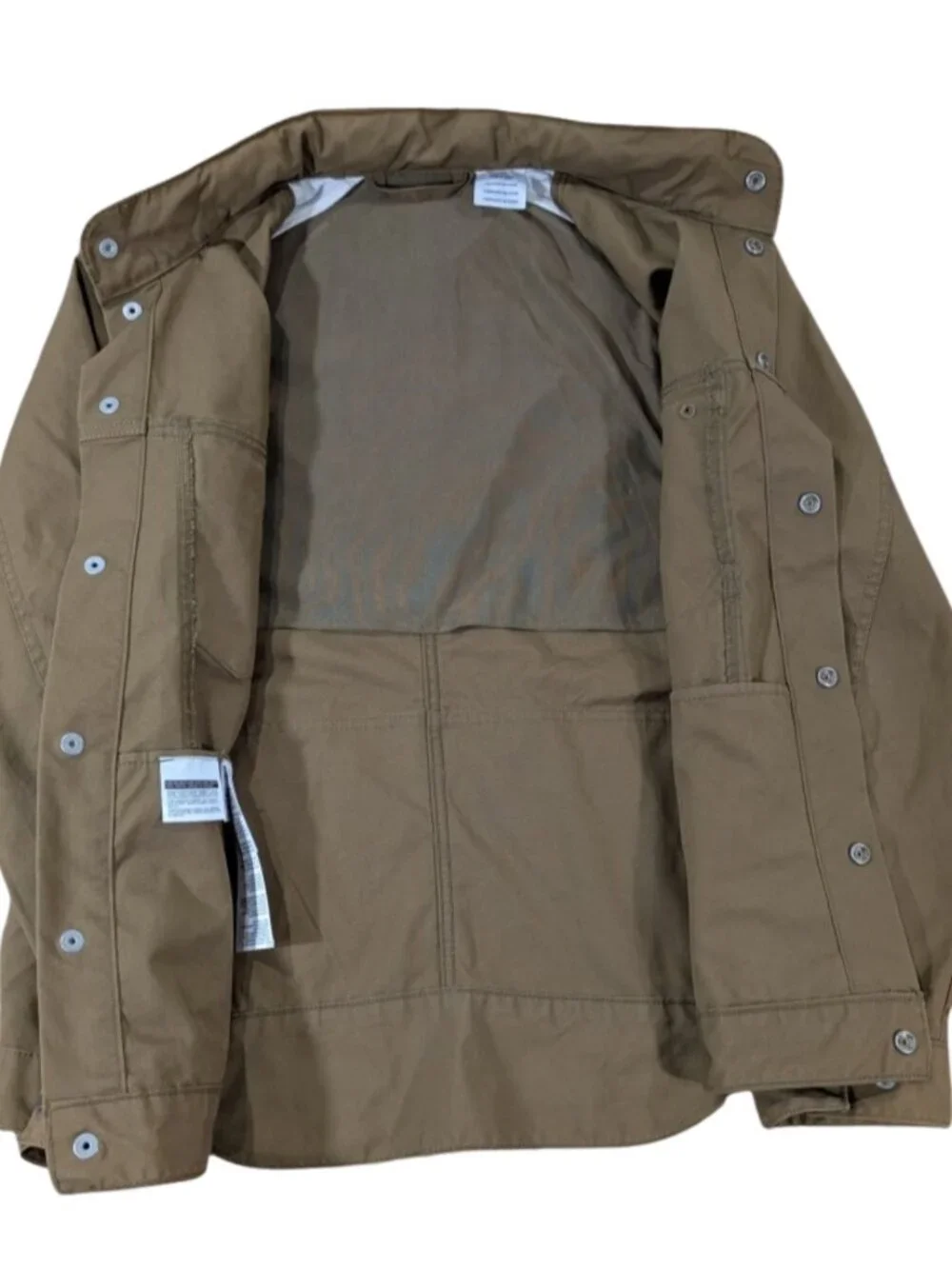 Levi's Red Tab Hooded Field Jacket Mens XL Brown Utility Canvas Military Coat